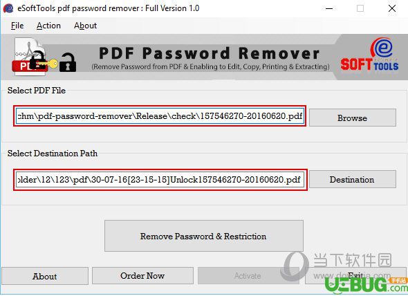 eSoftTools PDF Password Remover