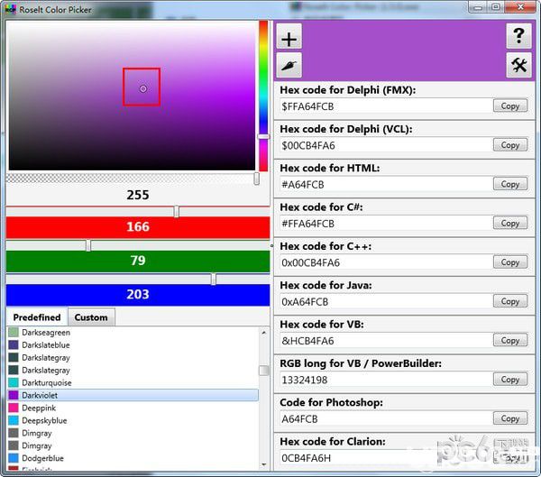 Roselt Color Picker