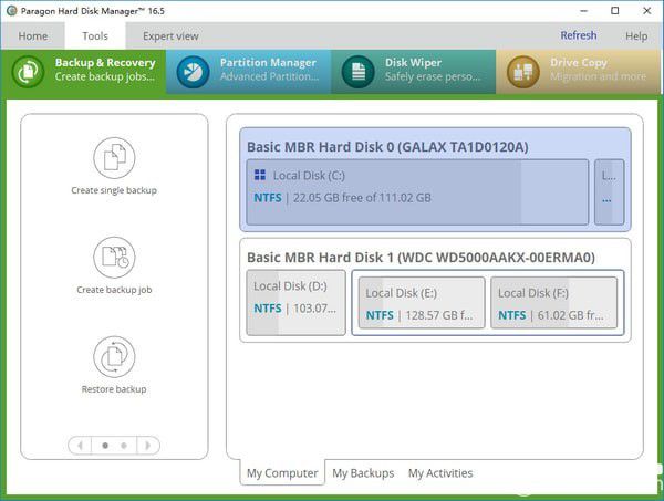 Paragon Hard Disk Manager(硬盤管理軟件)v16.23.1官方版