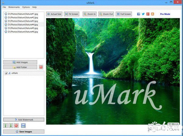 uMark Photo Watermarker(圖片加水印軟件)