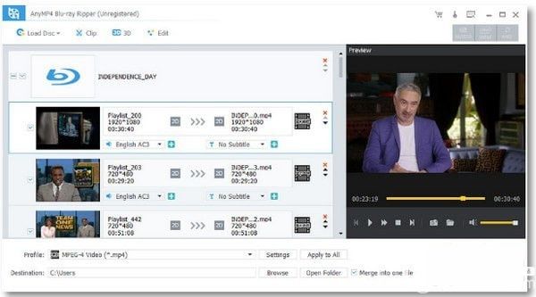 AnyMP4 Bluray Ripper(藍(lán)光視頻轉(zhuǎn)換工具)