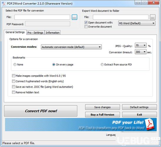 BullZip PDF2Word Converter