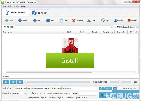 Freemore FLAC to MP3 Converter