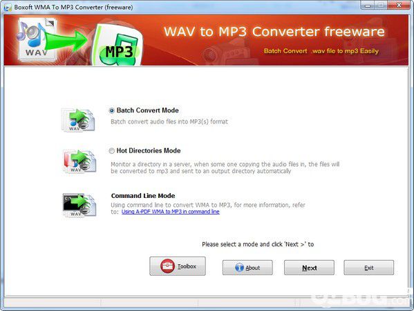 Boxoft WMA to MP3 Converter(WMA到MP3轉(zhuǎn)換工具)