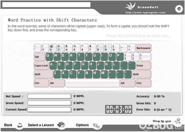 GS Typing Tutor(打字練習(xí)軟件)v3.1綠色版【9】