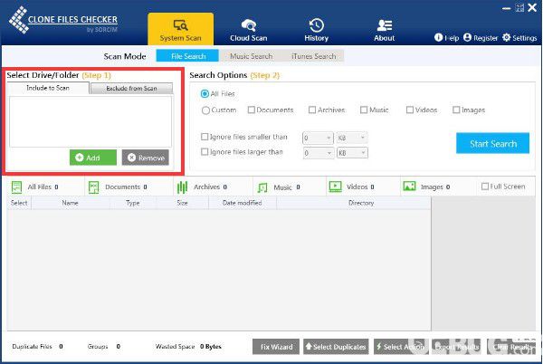 Clone Files Checker(重復(fù)文件查找軟件)v5.4官方版【2】
