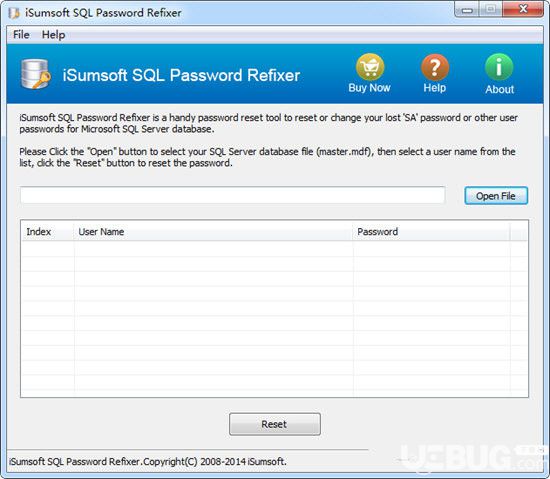 iSumsoft SQL Password Refixer