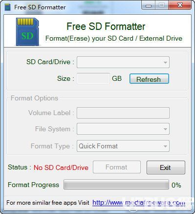 Free SD Formatter