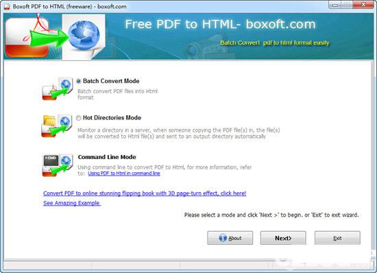 Boxoft PDF to Html