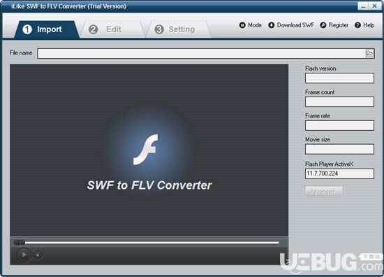 iLike SWF to FLV Converter