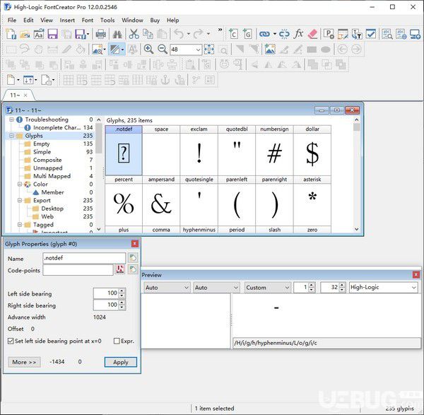 High Logic FontCreator Pro(字體制作軟件)