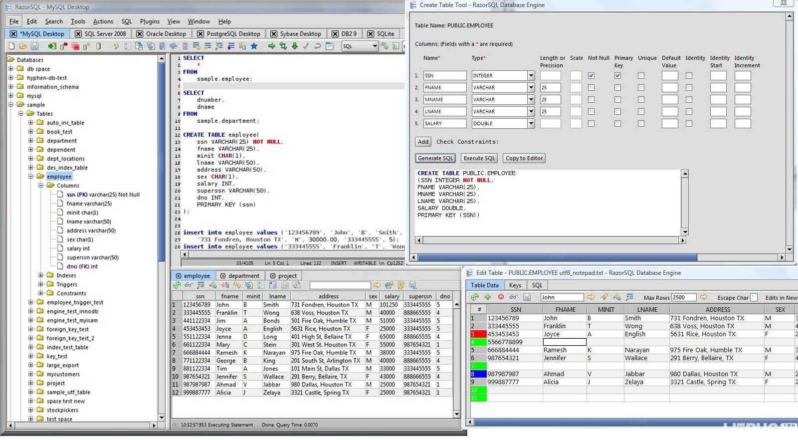 Richardson Software RazorSQL下載