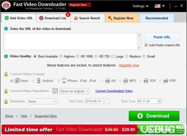 Fast Video Downloader(視頻下載軟件)