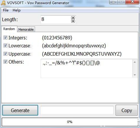 Vov Password Generator(密碼生成器)