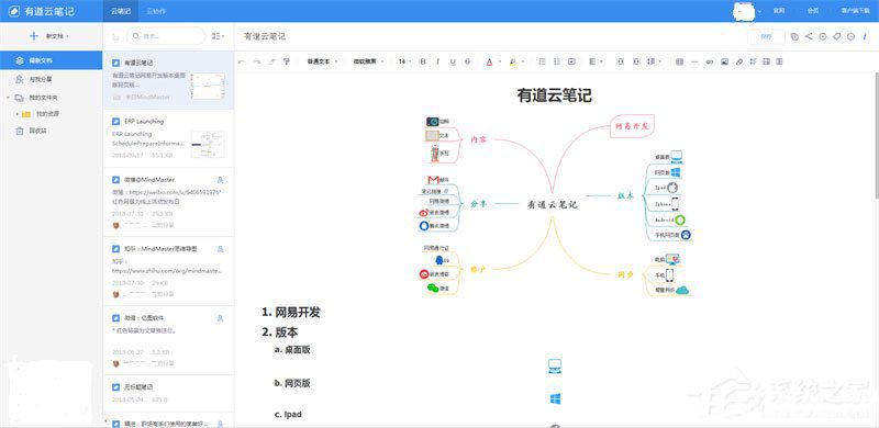 MindMaster軟件怎么將思維導(dǎo)圖導(dǎo)出到有道云筆記上面