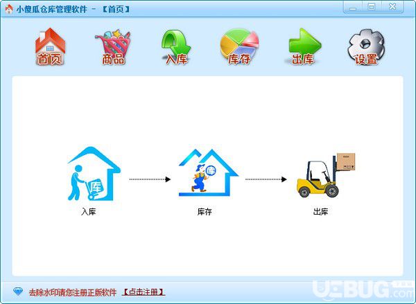 小傻瓜倉庫管理軟件