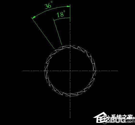 怎么使用AutoCAD畫鋸齒盤圖紙