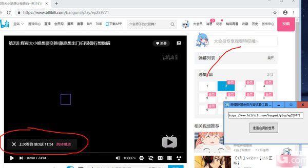 嗶哩嗶哩會員內(nèi)容試看工具v1.0綠色版【4】