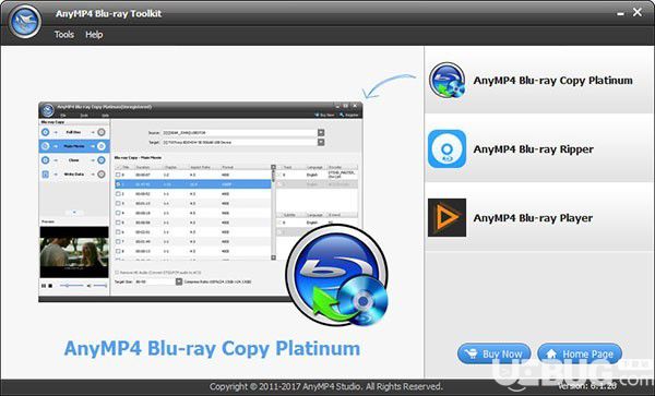 AnyMP4 Blu-ray Toolkit(藍(lán)光工具箱)