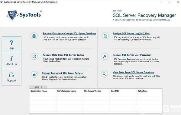 SysTools SQL Server Recovery Manager