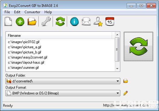 Easy2Convert GIF to IMAGE