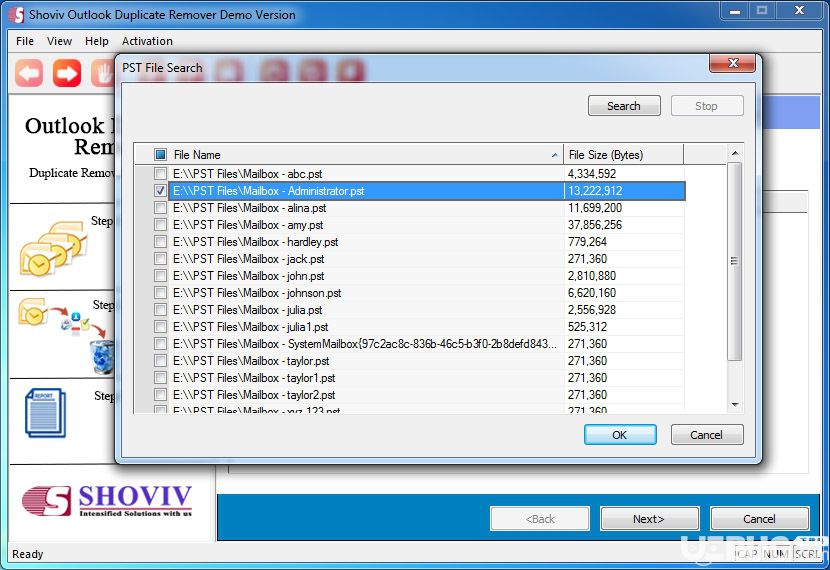 Shoviv Outlook Duplicate Remover 