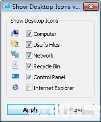 Show Desktop Icon(顯示桌面圖標軟件)