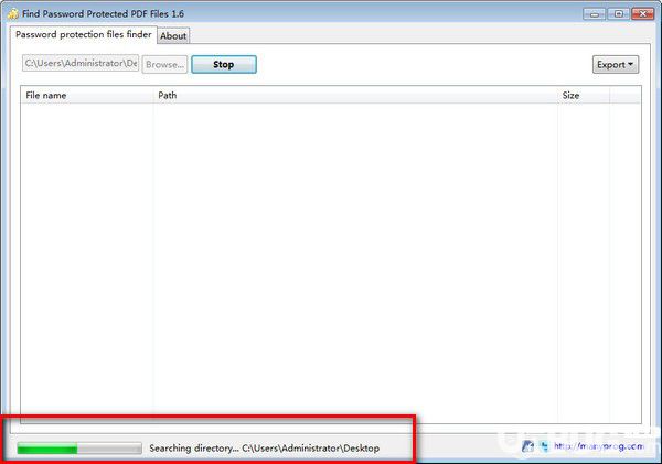 Find Password Protected PDF Files(加密PDF文件查找)v1.6免費版【5】