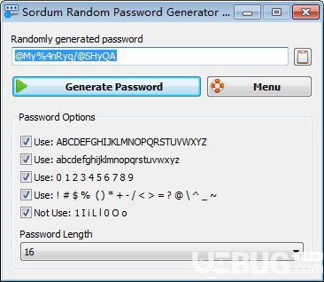 Sordum Random Password Generator(強(qiáng)密碼隨機(jī)生成器)