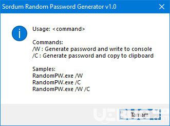 Sordum Random Password Generator(強(qiáng)密碼隨機(jī)生成器)v1.0免費(fèi)版【3】