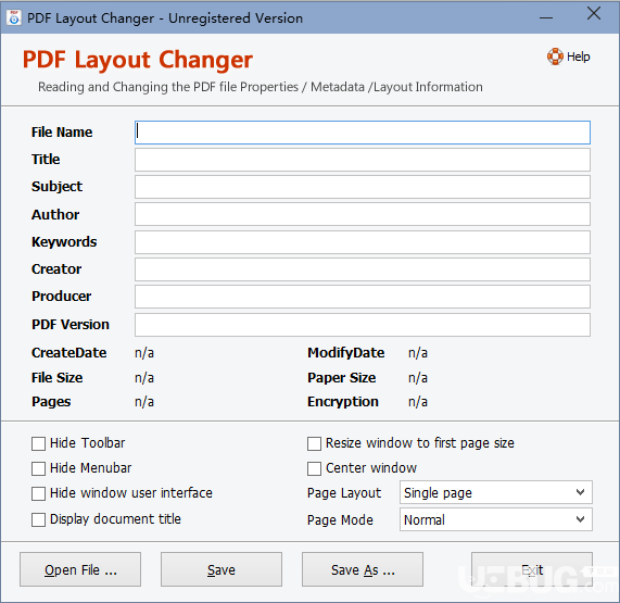 PDF Layout Changer(PDF數(shù)據(jù)修改器)