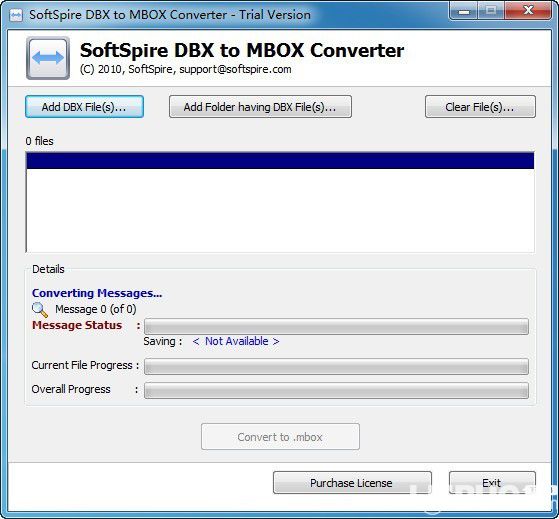 SoftSpire DBX to MBOX Converter(DBX轉(zhuǎn)換成MBOX)