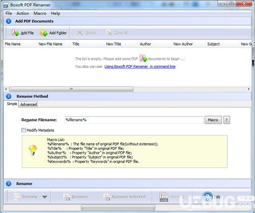 Boxoft pdf Renamer(PDF文件重命名軟件)