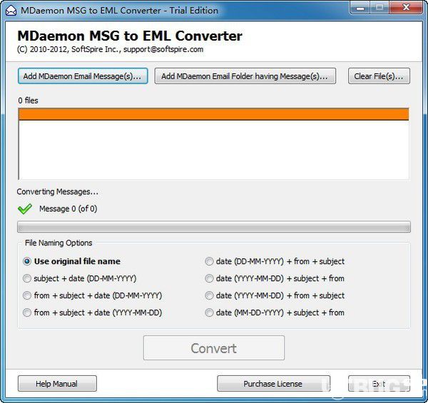 MDaemon MSG to EML Converter(MSG轉(zhuǎn)換為EML)