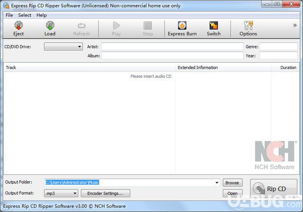 Express Rip CD Ripper(CD音頻提取軟件)v3.00免費(fèi)版