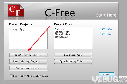 C-Free軟件怎么創(chuàng)建一個(gè)C++工程