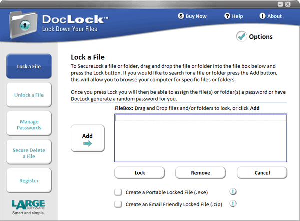 DocLock(文件夾加密軟件)v2.1.1.1免費版【2】