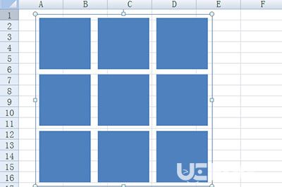 將9個(gè)格子形成一個(gè)整體