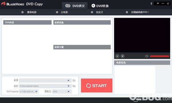 BlazeVideo DVD Copy(DVD電影刻錄)