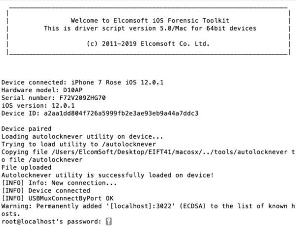 iOS Forensic Toolkit(ios取證工具套件)