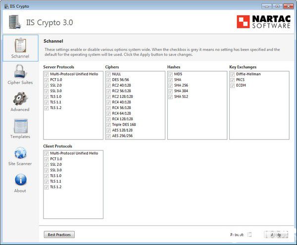 IIS Crypto(系統(tǒng)智能管理工具)