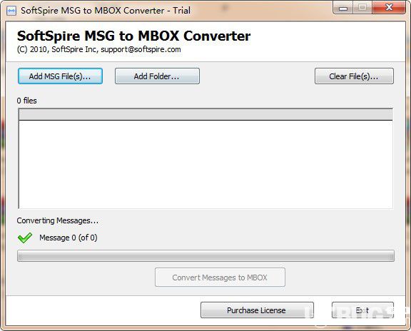 SoftSpire MSG to MBOX Converter(MSG轉(zhuǎn)MBOX工具)