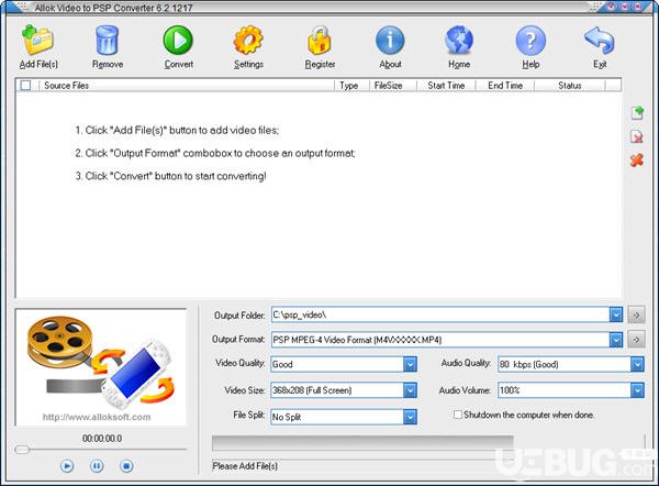 Allok Video to PSP Converter