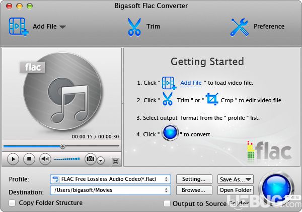 Bigasoft FLAC Converter破解版