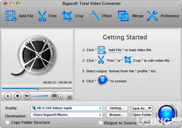 Bigasoft Total Video Converter破解版