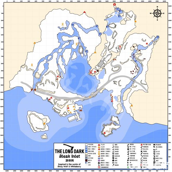 《漫漫長夜》游戲中荒涼水灣地圖線路怎么走