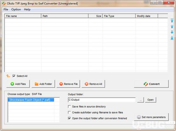 Okdo Tiff Jpeg Bmp to Swf Converter