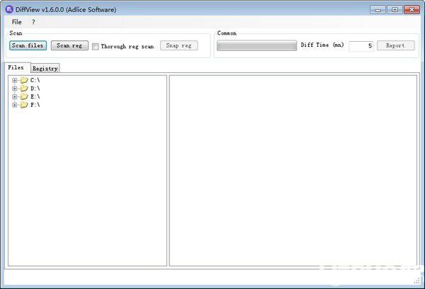 DiffView(文件夾注冊表監(jiān)控軟件)v1.6.0.0免費版