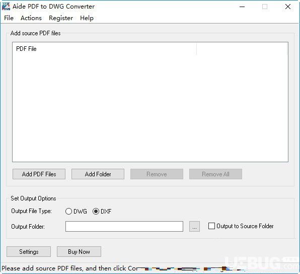 Aide PDF to DWG Converter(PDF轉(zhuǎn)DWG轉(zhuǎn)換器)