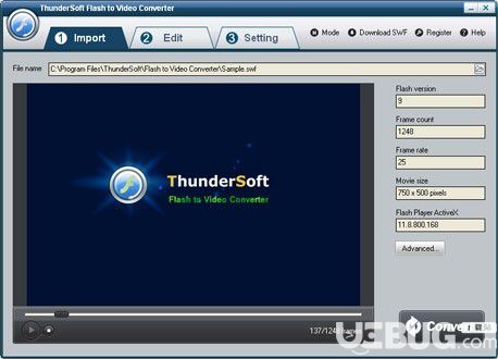 ThunderSoft Flash to AVI Converter 4.0.0.0免費(fèi)版【2】